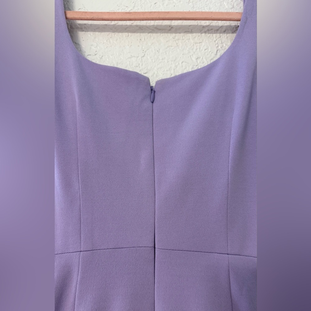 The Population One Shoulder Lavender Dress - Picture 7 of 7